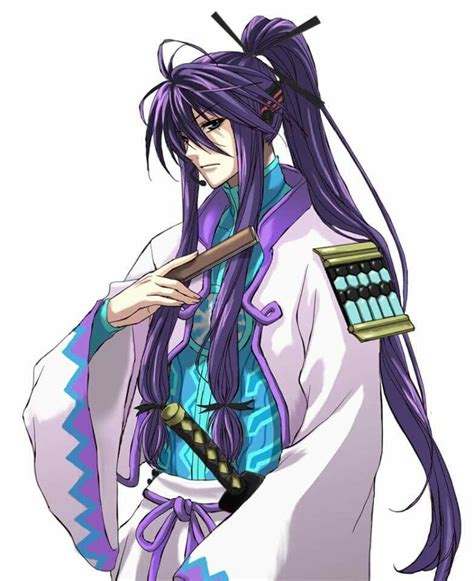 Gakupo Kamui Vocaloid Kaito Long Purple Hair Purple Eyes Gakupo