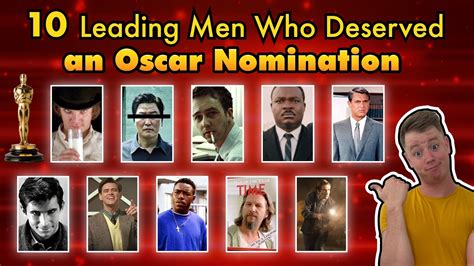 10 Leading Men Who Deserved An Oscar Nomination YouTube