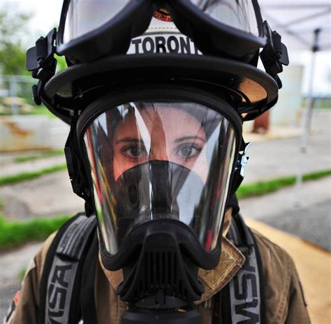 Pin By J J On Ffm Gasmask Girl Female Firefighter Gas Mask