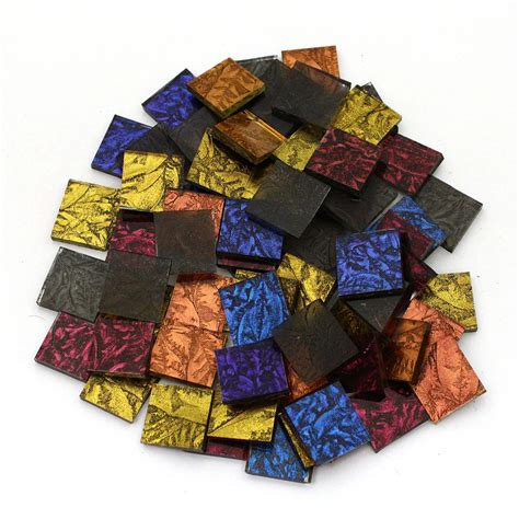 3 4 Van Gogh Sparkle Glass Chips Mix 75 Pieces Delphi Glass