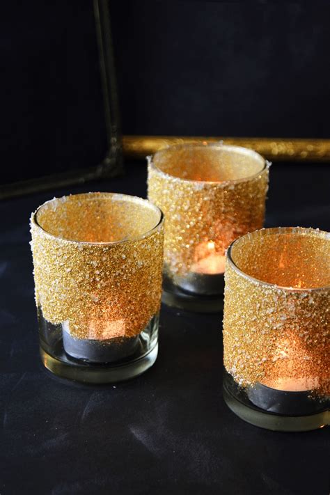 Glitter Candle Holders For Any Celebration Glitter Candle Holders