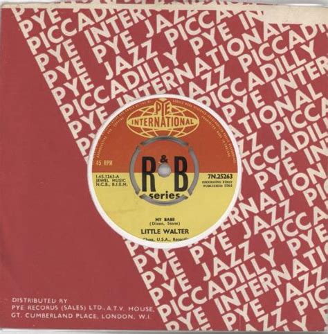 Little Walter My Babe Uk 7 Vinyl Single 7 Inch Record 45 766529