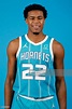 Vernon Carey Jr. #22 of the Charlotte Hornets poses for a head shot ...