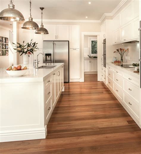 I told her that i had dark wood floors and wanted white cabinets. Pin by Kennedy Smith on Kitchen | Kitchen design, White kitchen design, Wood floor kitchen