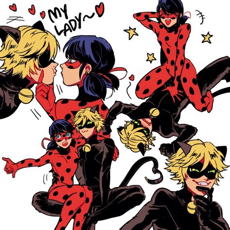 Ladynoir With Images Miraculous Ladybug Miraculous