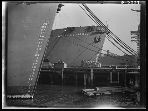Building Liberty Ships In Baltimore During World War Ii Era