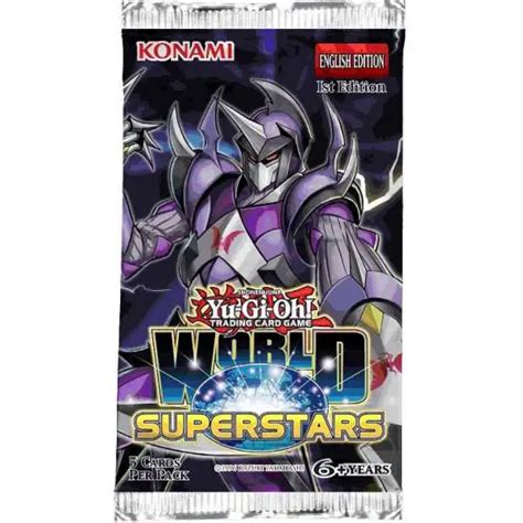 Yugioh Trading Card Game World Superstars Booster Box 24 Packs Konami