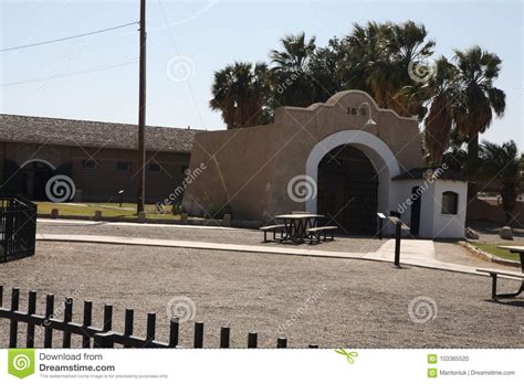 Yuma Territorial Prison State Historic Park Redaktionelles Bild Bild