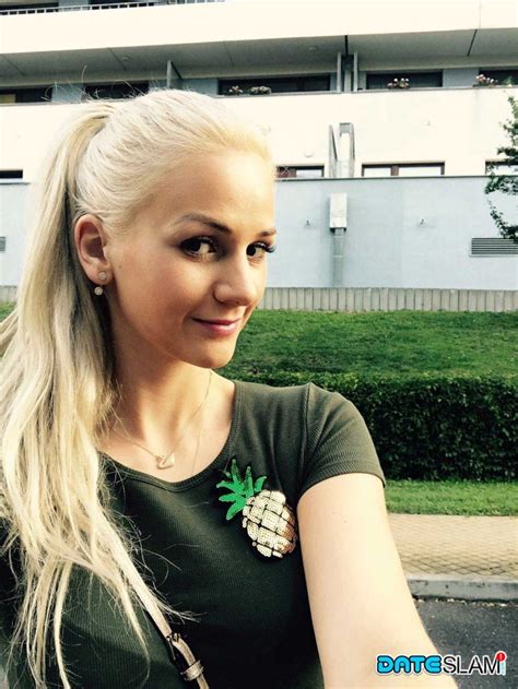 Blonde Girl From Czechoslovakia Zdenka Takes Non Nude Self Shots
