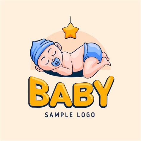 Premium Vector Baby Logo Baby Logo Baby Logo Design Kids Logo Riset