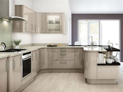 Standard kitchen cabinet sizes base cabinet sizes. Avant Cappuccino Kitchen | Gloss kitchen cabinets, High ...