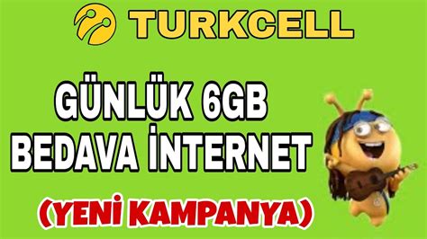 Turkcell Bedava G Nl K Gb Nternet Kanitli Youtube