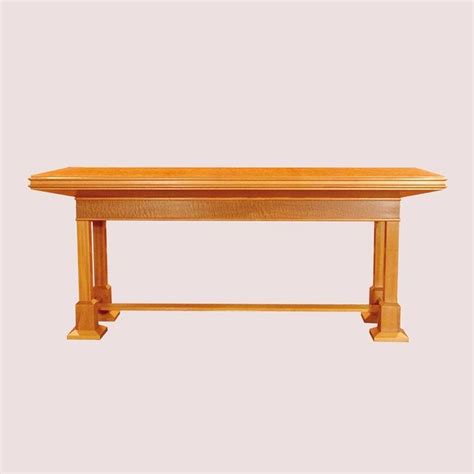 Hand Crafted University Presbyterian Communion Table By Locke Design