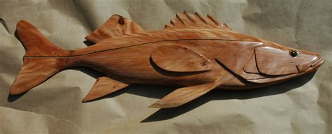 Snook In Maleluka Wood 41 In Long Fish Carving Wood Carving Animals