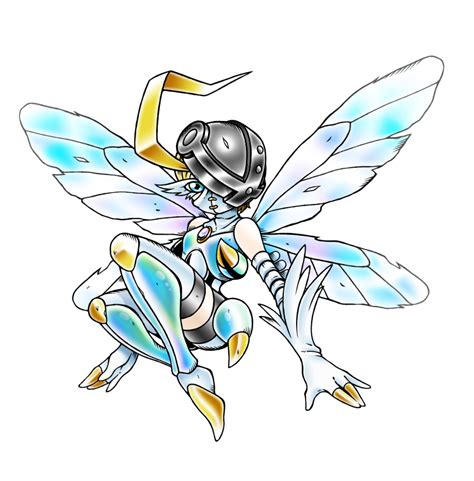 Digimon Original Arthropod Girl Blue Eyes Digimon Creature