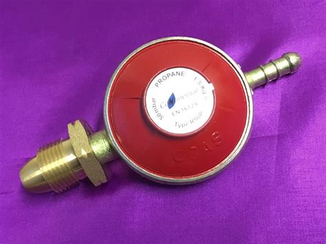 LPG Propane Gas 50 Mbar Low Pressure Red Regulator Boiling Ring
