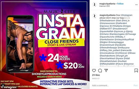 Virtual Strip Clubs Are Popping Up On Instagram And Even Celebs Watch