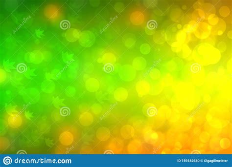 Abstract Autumn Gradient Gold Yellow Green Bright Background Texture