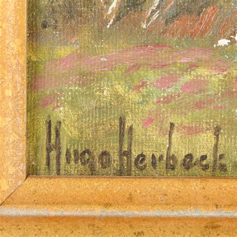 Hugo Herbeck 1923 Oil Painting On Board West Of San Antonio Texas Ebth