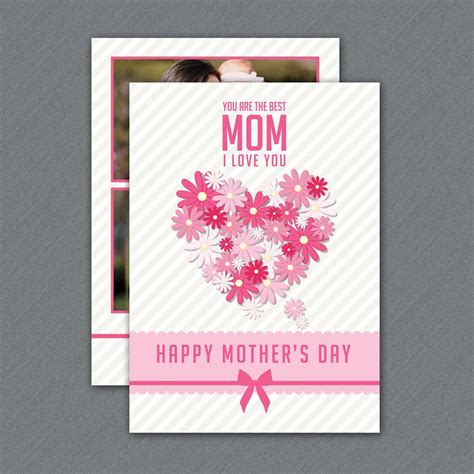 Use microsoft word to design your holiday cards or other graphic projects for your celebrations. Printable Mothers Day Card Template | Mother's Day ...