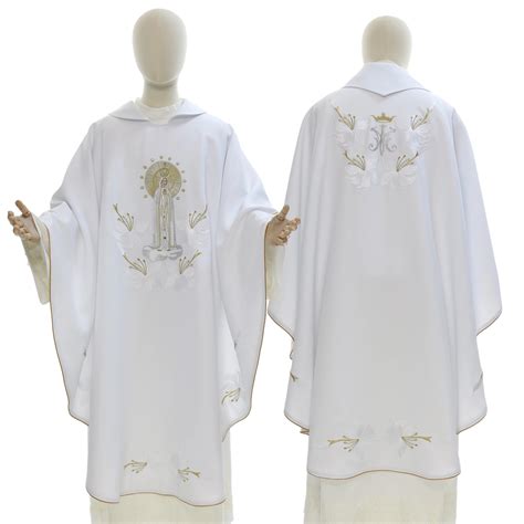 Gothic Chasuble Our Lady Of Fatima 727 B EN Ars Sacra