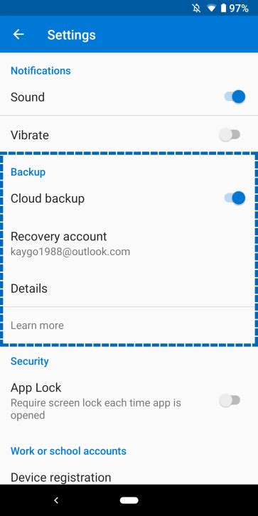 Back Up And Recover Account Credentials In The Authenticator App