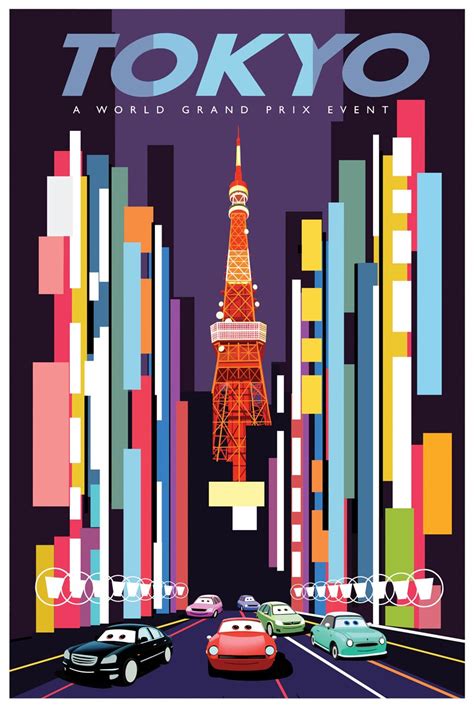 Tokyo Japan Vintage Poster Design Retro Poster Vintage Travel Posters