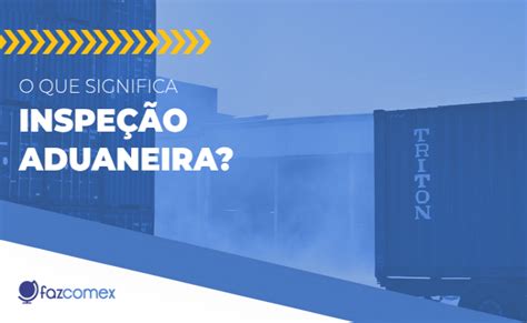 o que significa inspeção aduaneira