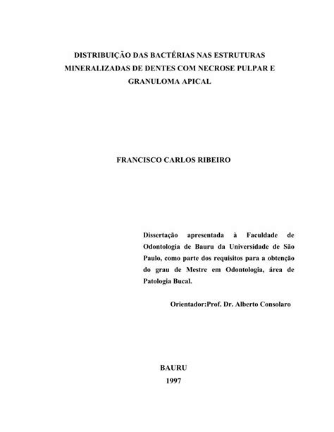 PDF DISTRIBUIÇÃO DAS BACTÉRIAS NAS ESTRUTURAS circunferencial