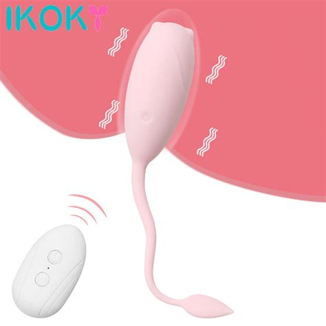 Ikoky 10 Speeds Vibrating Egg Vaginal Massage Ball Clitoris Stimulator Sex Toys For Women Bullet