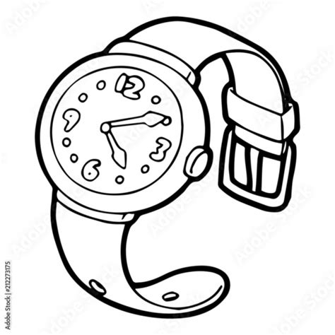 Wrist Watch For Coloring Pages Sketch Coloring Page