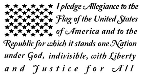 Show your patriotism with our american flag. Pledge of Allegiance In Shape of American Flag 50 Stars ...