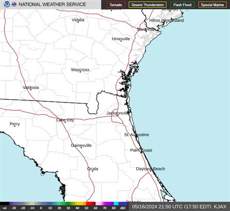 East Central Florida Radar Data