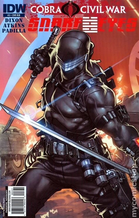 Joe and a key character of the g.i snake eyes part 2, mike heath. Comic books in 'GI Joe Cobra Civil War'