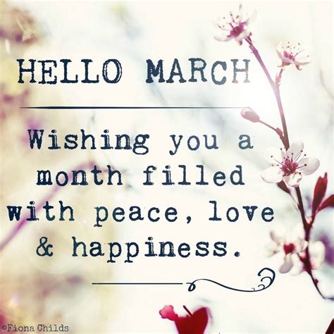 Pin By Susan Thorne On Hellogoodbye Months ️ Hello March Quotes