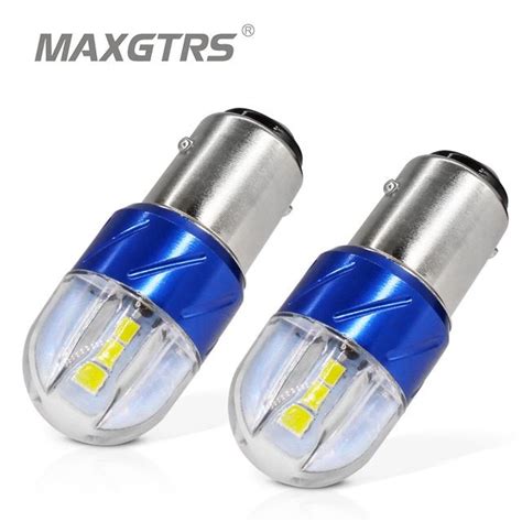 2x S25 1157 P21 5W 21W BAY15D 3030 LED Light Bulb Car Reverse Backup