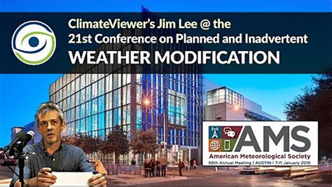 Ams Weather Modification Conference Videos And Major Updates On
