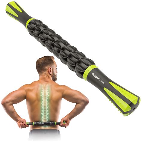 Buy Supportiback 𝗧𝗘𝗡𝗦𝗜𝗢𝗡 𝗥𝗘𝗗𝗨𝗖𝗜𝗡𝗚 Muscle Therapy Massage Stick 360° Coverage Ridged Gears