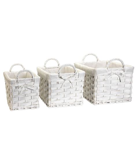 Before you flex this material into the door panel or frame, you must soak the (thonett, tonett, woven cane, rattan, open rattan webbing, open cane webbing, machine woven cane paneling, sheet cane) material for 2 hours to 2 days in water. Buy Set of 3 Willow Baskets - White at Argos.co.uk - Your ...
