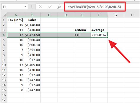 How To Use Averageif Function In Excel All Things How