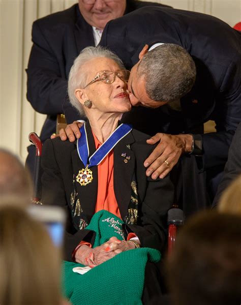 Katherine Johnson Receives Presidential Medal Of Freedom