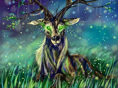 Mythical Creatures Forest Painting Weteachme