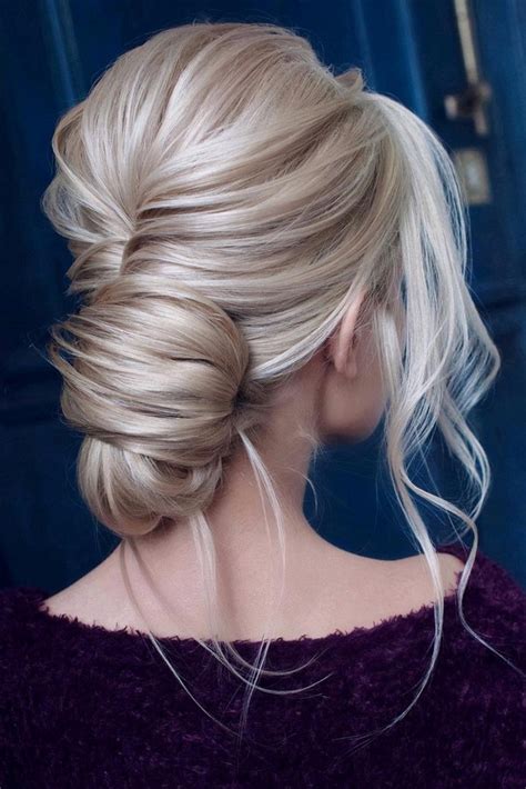 15 stunning low bun updo wedding hairstyles from tonyastylist emmalovesweddings