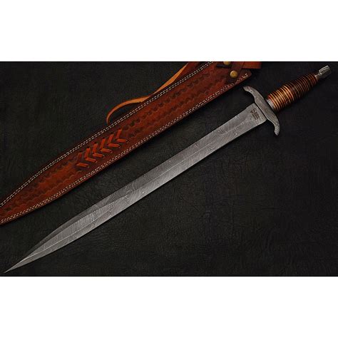 Damascus Sword 9212 Black Forge Knives Touch Of Modern