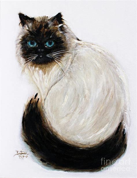 Duchess Marie The Ragdoll Kitty Painting By Barbie Batson