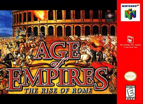 Age Of Empires And Rise Of Rome N64 Nintendo 64 Box Art Cover By Flavia