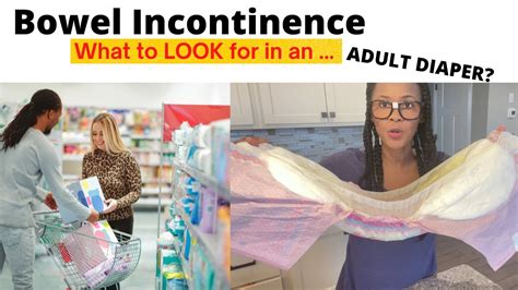 Adult Diapers Must Haves For Bowel Incontinence Youtube