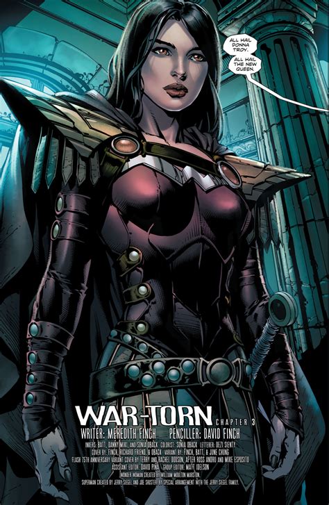Donna Troy As Queen Of The Amazons Comicnewbies