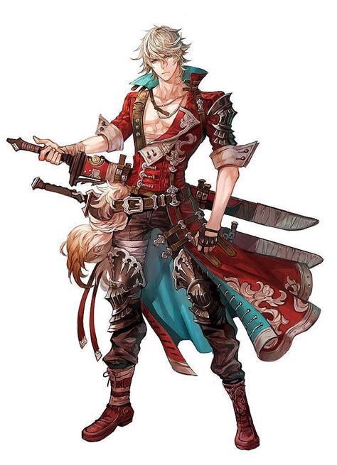 Fantasy Anime Character Design Concept Art Characters Character