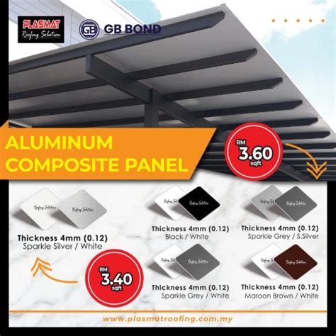 Aluminium Composite Panel Acp Awning Roofing Sheet Selangor Malaysia